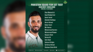 PCB: Pakistan name squad for 1st England Test