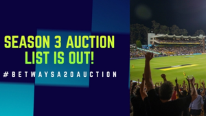 SA20 League: Strong line-up of T20 international stars up for grabs at Betway SA20 season 3 player auction