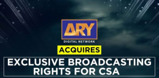 CSA partners with ARY Digital Network for exclusive broadcasting rights in Pakistan