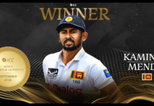 ICC: Mendis and Beaumont clinch September Player of the Month Awards