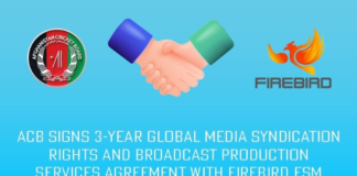 ACB signs 3-year global media syndication rights and broadcast production services agreement with Firebird ESM