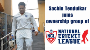 Cricket Legend Sachin Tendulkar joins National Cricket League ownership group