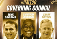 Sunil Gavaskar, Shaun Pollock, and Sir Viv Richards join Governing Council of International Masters League