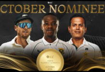 October Shortlists Revealed in ICC Player of the Month Awards