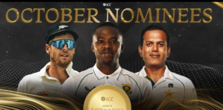 October Shortlists Revealed in ICC Player of the Month Awards