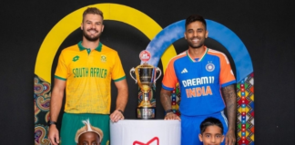 South Africa Captain Markram and Indian Captain Suryakumar Yadav