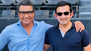 Sanjay Manjerkar and Gautam Gambhir