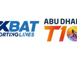 1xBat and Abu Dhabi T10 Logos