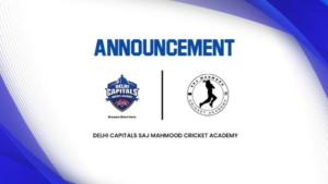 Delhi Capitals Saj Mahmood Cricket Academy