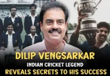 Indian Cricketer Dilip Vengsarkar