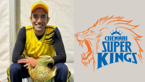 Robin Uthappa and CSK Logo