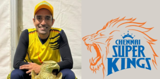 Robin Uthappa and CSK Logo