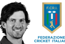 Joe Burns and Cricket Italy Logo