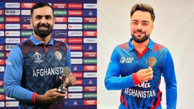 Rashid Khan and Mohammad Nabi