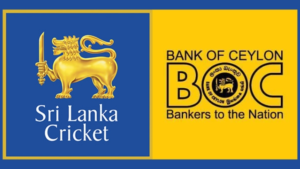 Logos of Cricket Sri Lanka and Bank of Ceylon