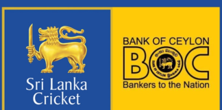 Logos of Cricket Sri Lanka and Bank of Ceylon