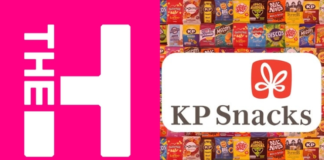 Logos of The Hundred and KP Snacks