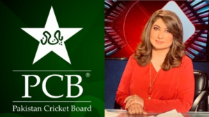 Aalia Rasheed and Logo of PCB