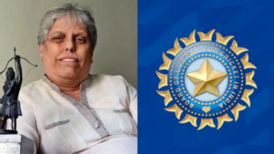 Diana Edulji and BCCI Logo