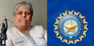 Diana Edulji and BCCI Logo