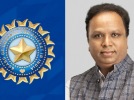 BCCI Logo and Ashish Shelar