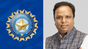 BCCI Logo and Ashish Shelar