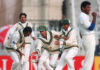 Pakistan Team at Rawalpindi Stadium in 1997