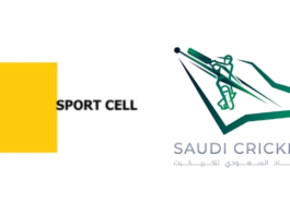 SportCell and Saudi Cricket Logos