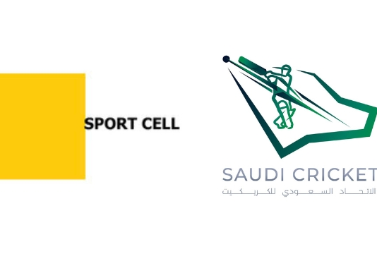 SportCell and Saudi Cricket Logos