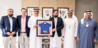 ACB CEO with Abu Dhabi Sports Council General Secretary