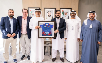 ACB CEO with Abu Dhabi Sports Council General Secretary