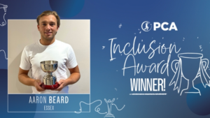 Aaron Beard wins PCA Inclusion Award