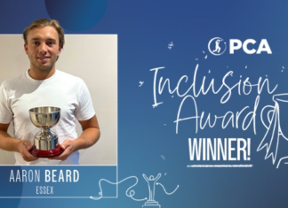 Aaron Beard wins PCA Inclusion Award