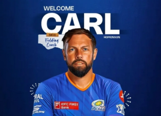 Carl Hopkinson Mumbai Indians’ fielding coach