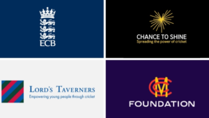 ECB Charity Partners Chance to Shine, Lord’s Taverners and the MCC Foundation Logo