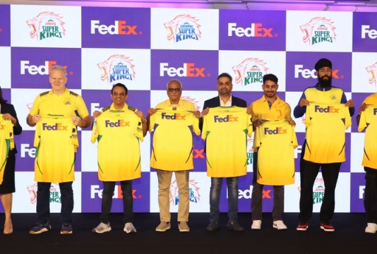 FedEx parntership with CHennai Super Kings