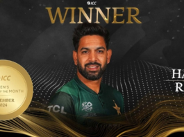 Haris Rauf ICC Men’s Player of the Month