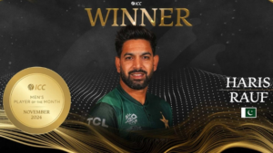 Haris Rauf ICC Men’s Player of the Month