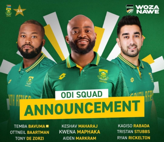 South Africa ODI Squad