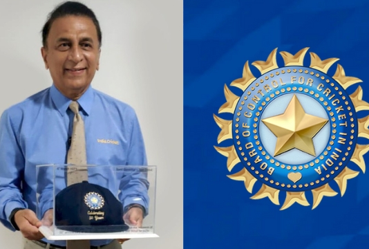 Sunil Gavaskar BCCI Logo